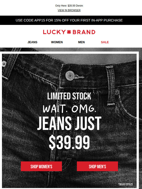 Your Fave Denim At Unbeatable Prices