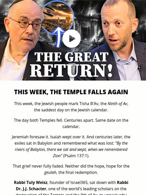 This week, the Temple falls again