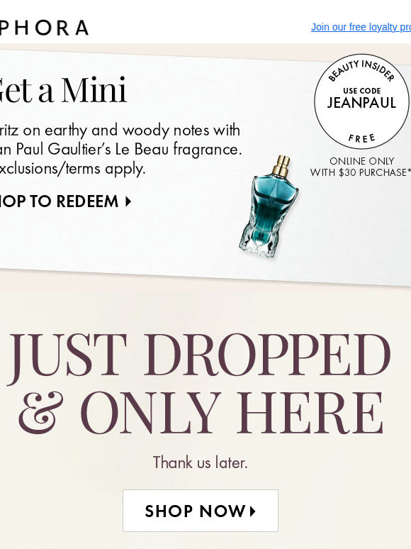 All your must-haves have arrived