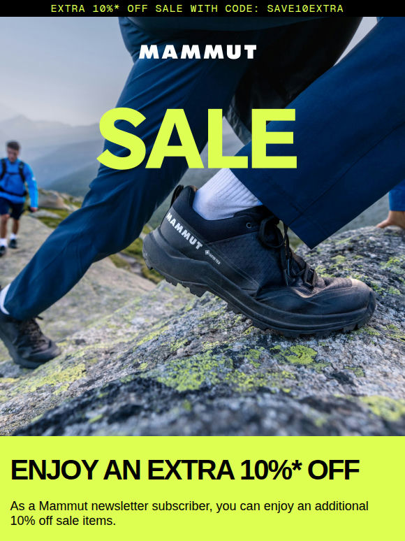 Sale: Extra 10% Off