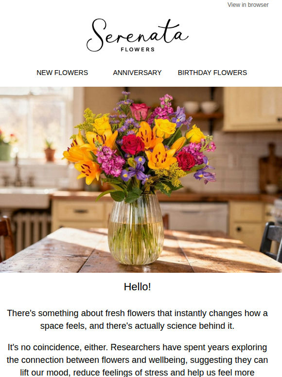 💛 Why do flowers make us happy?