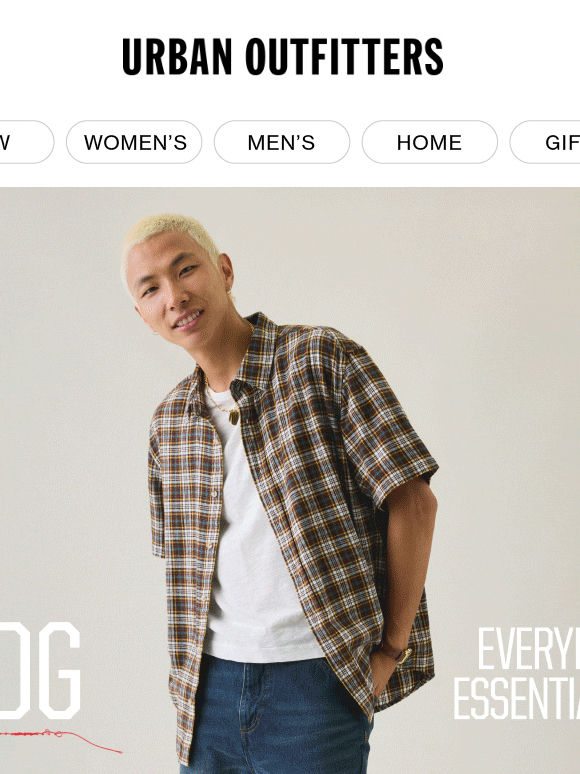 Flannels, tees, and more everyday essentials