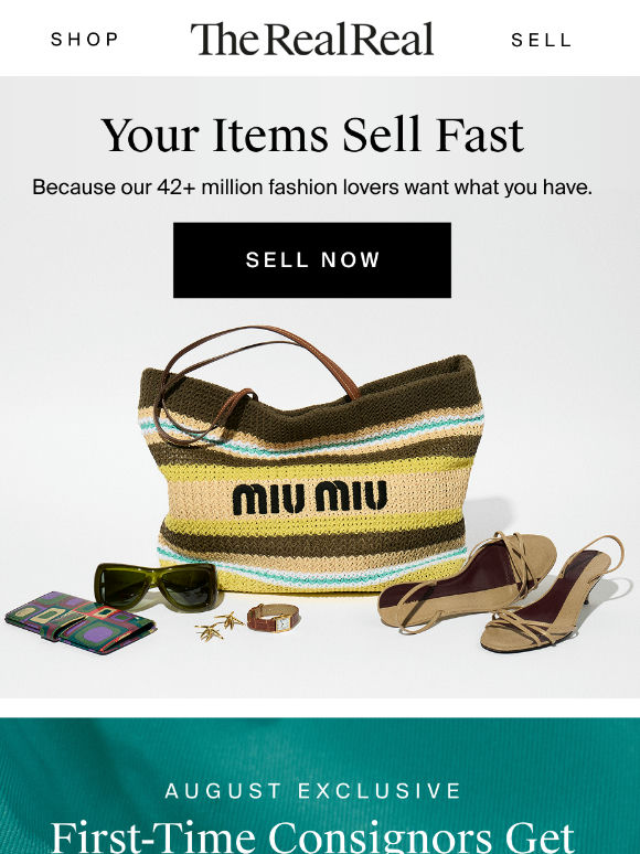 Your items sell fast