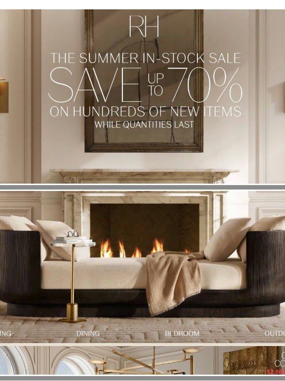 The Summer In-Stock Sale. Enjoy Up to 70% Off.