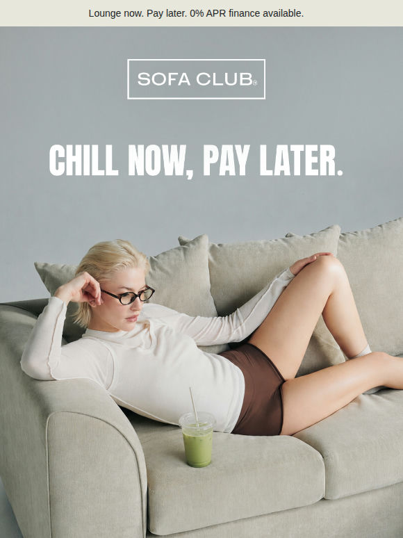 A new sofa for the price of a matcha?