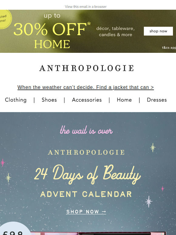 It's back & better: the Beauty Advent Calendar