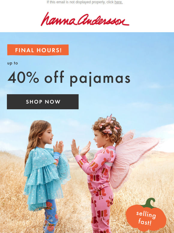 Final Hours ⏰ Up To 40% Off PJs