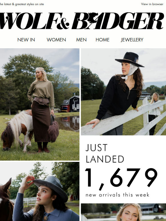 Spotted: New Arrivals