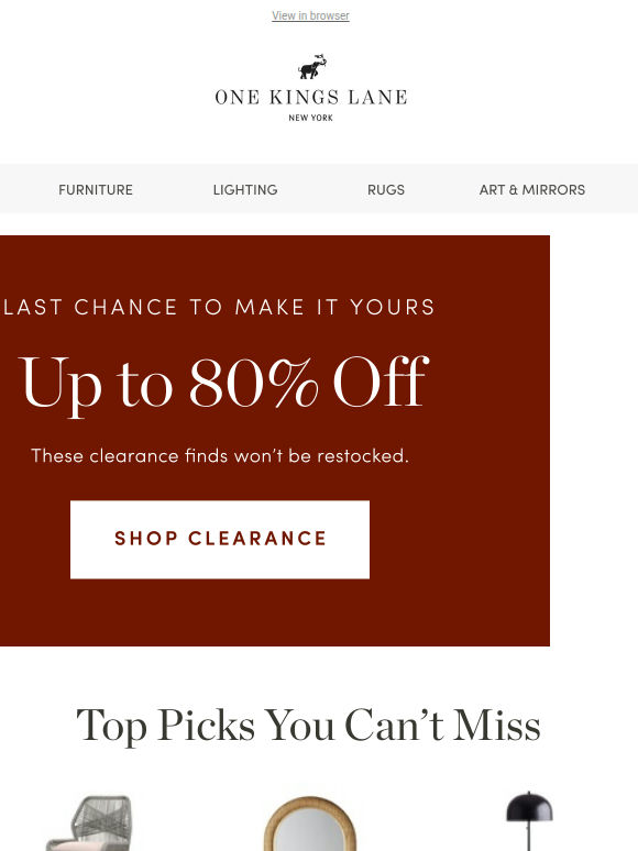 Up to 80% Off — These Clearance Finds Won't Be Restocked