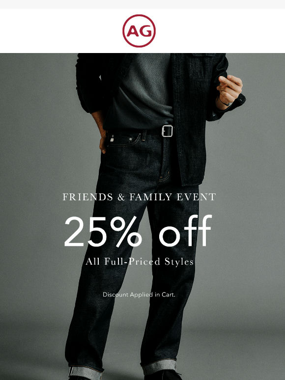 25% Our Signature Selvage