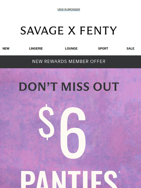 Don’t Miss These $6 Panties