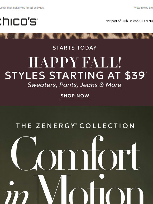 $39+ Styles | ON THE AGENDA: New Zenergy® Sets