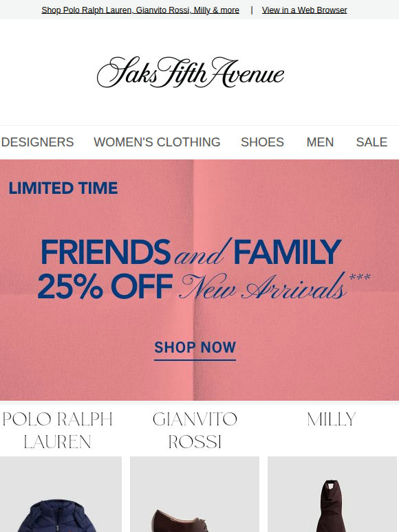 Your favorites could be 25% off...