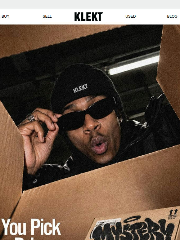 KLEKT Mystery Boxes. Now Live. 📦