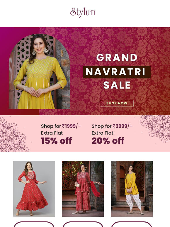 Hurry, Navratri Sale Ends Soon!