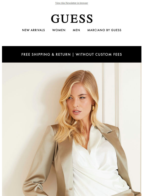 You new blazer is here