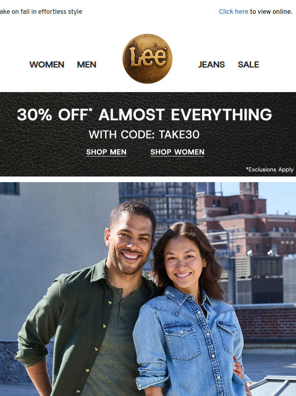 From flannels to fleece, save 30% with code TAKE30
