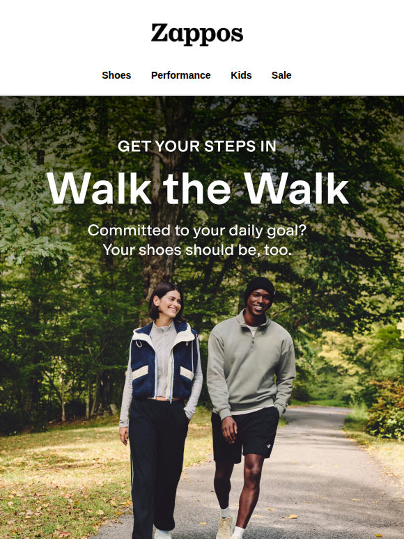 Walking shoes with something to prove