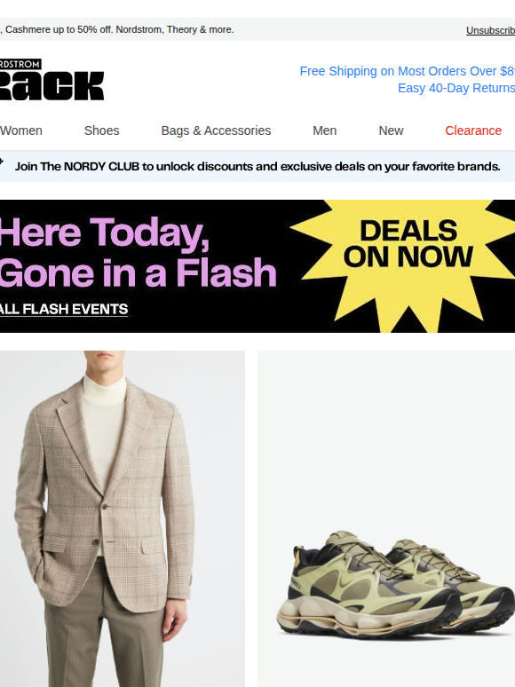 Get Outdoors Feat. Merrell & More | New-In Peter Millar Up to 60% Off