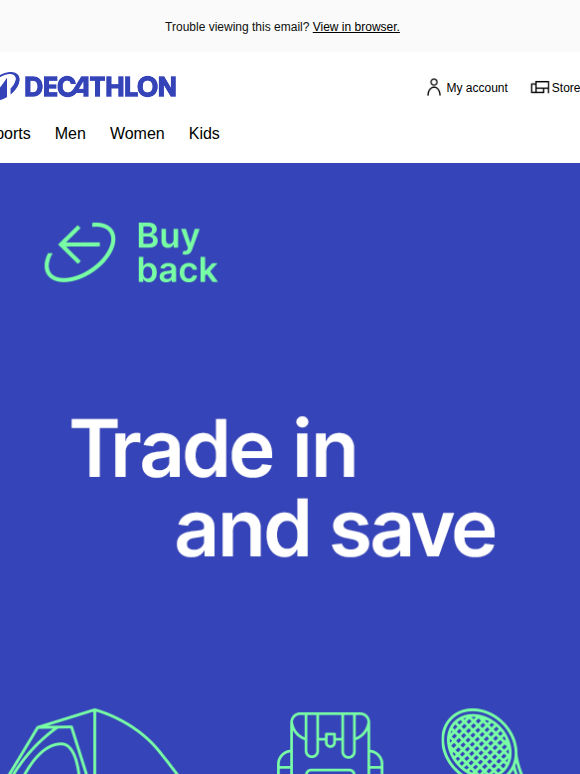 Old gear gathering dust? Turn them into instant cash with Buy back