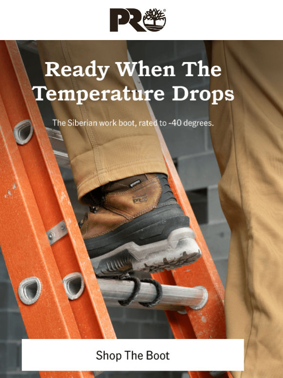 Rated To -40 Degrees And Ready For The Job Site.
