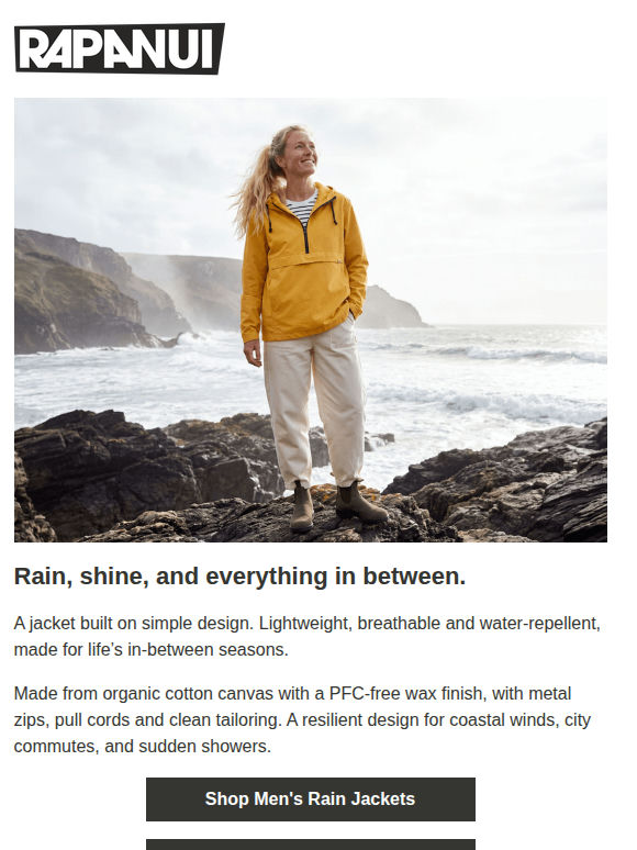 Love rain again with our rain jackets 🌧️