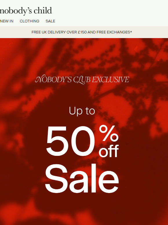 SALE STARTS NOW