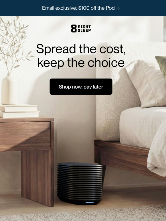 Pay monthly. Decide in 30 nights.