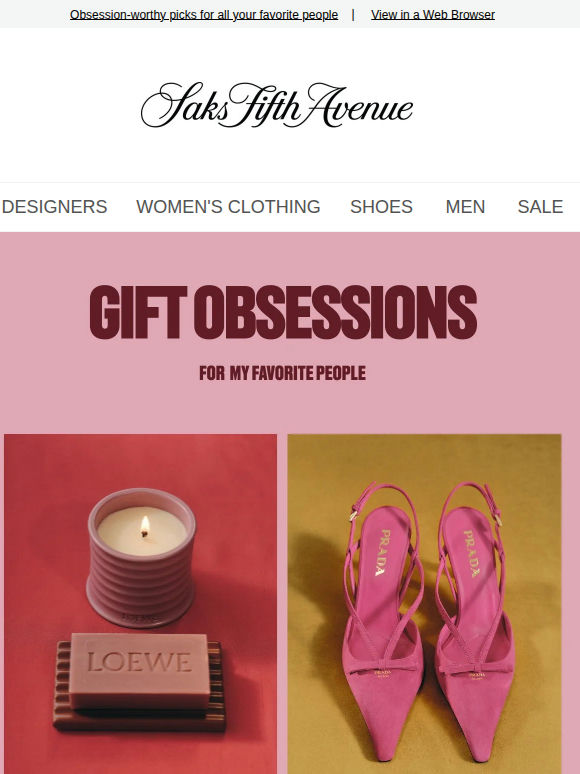 The Saks Holiday Gift Guide