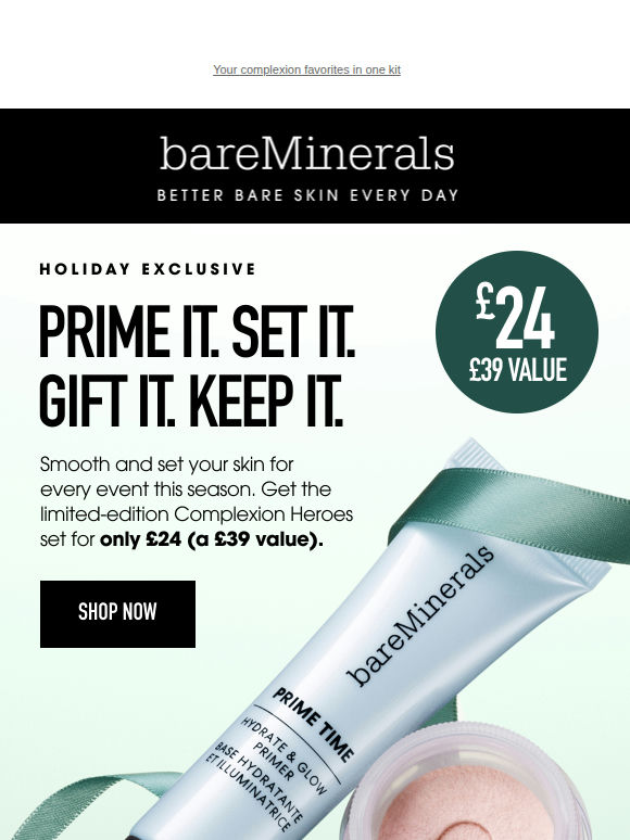 Prime, set, save 38%