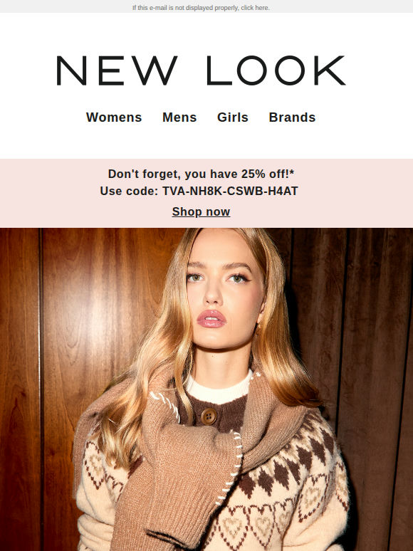 Quick, your exclusive 25% off expires soon!