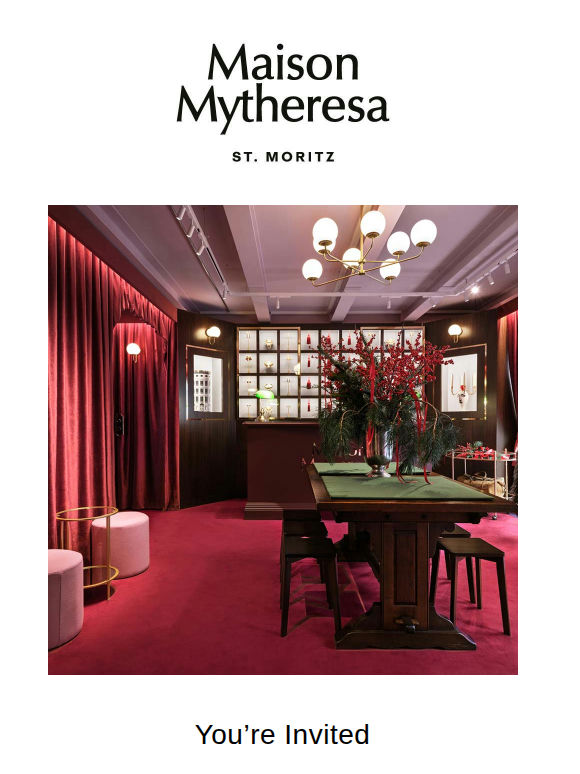 Heading to St. Moritz? We'll see you there 