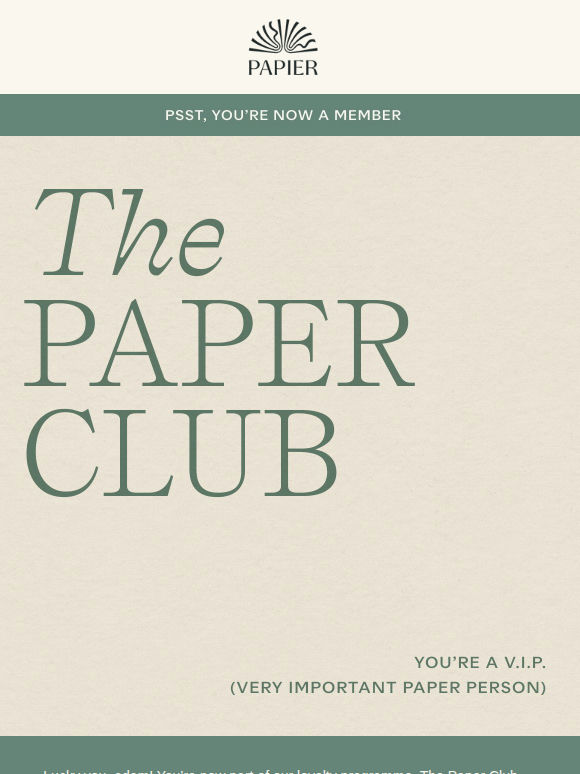 adam, you're in the club 🎟️