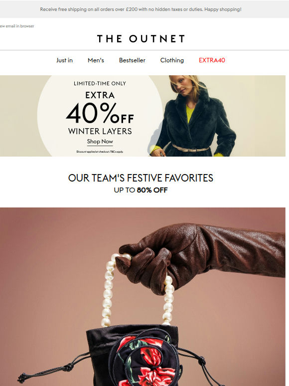 Our team's festive picks with an extra 80% off