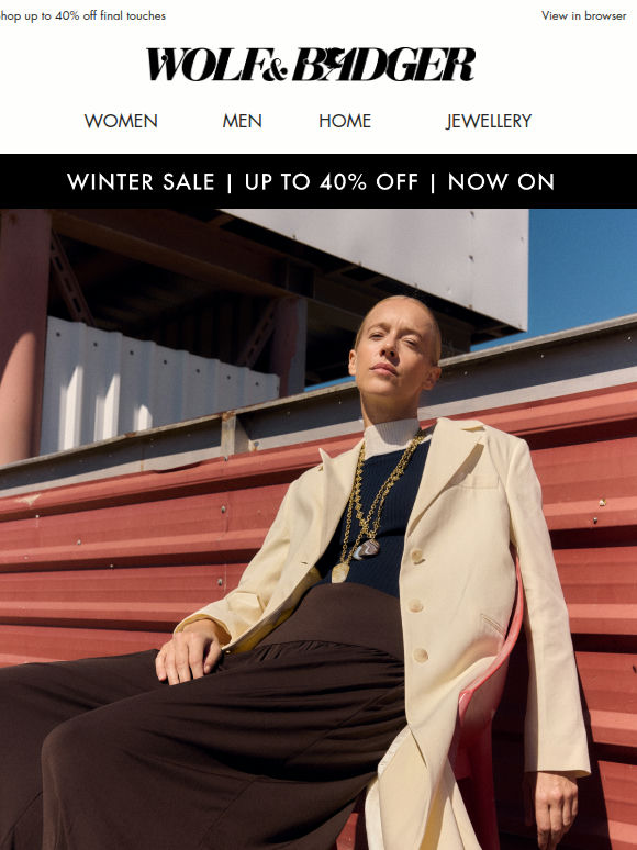 Your Winter Sale Sparkle