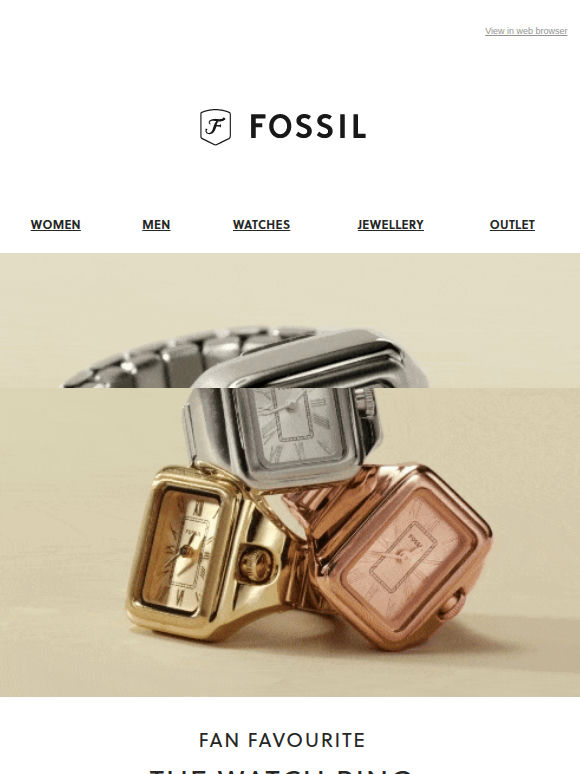 🌟 Popular Alert: Watch Ring 🌟