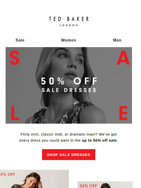 Dresses on Sale – Up to 50% Off