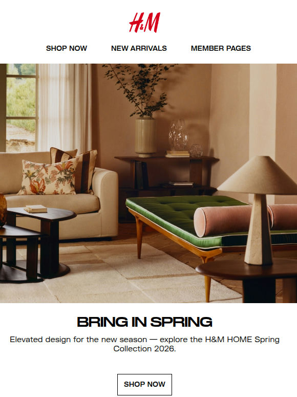 New in: Spring details for your home