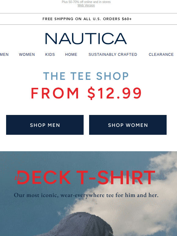 NEW IN TEES: Graphics & more from $12.99