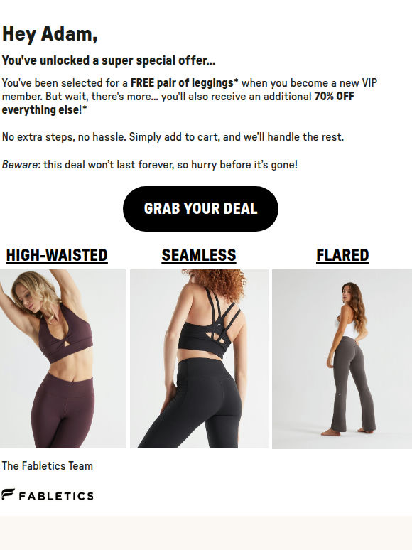 ADAM, thank you for your next order 💌 