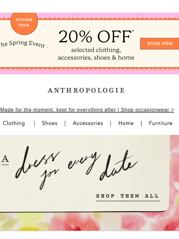 Dreaming of spring? There's a dress for that