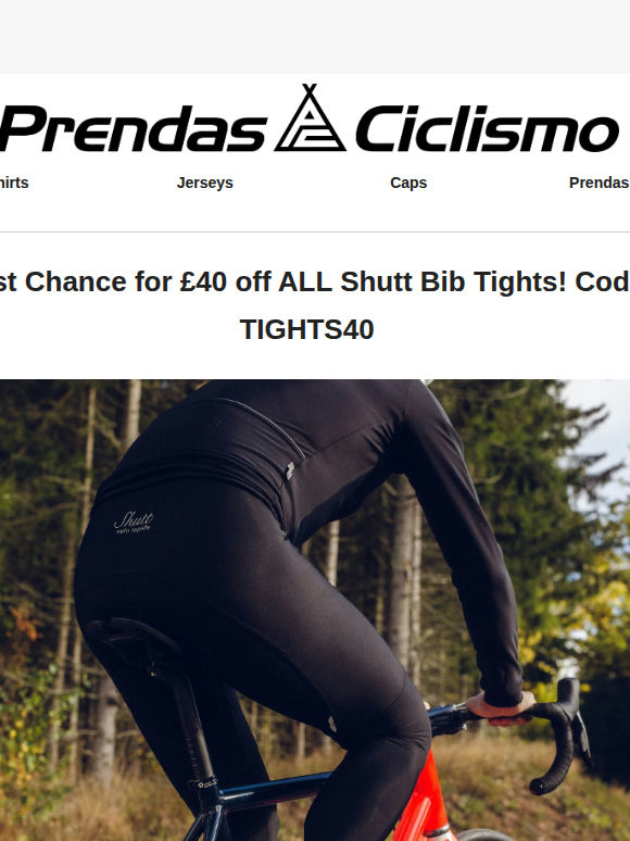 Hurry: £40 off ALL Shutt Bib Tights Ends Tonight! ⚡