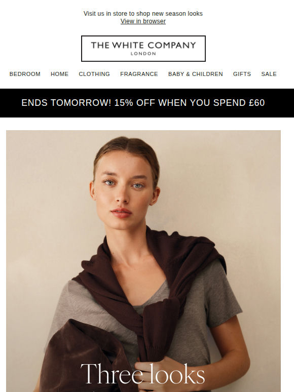 15% off | Exclusive saving ends tomorrow