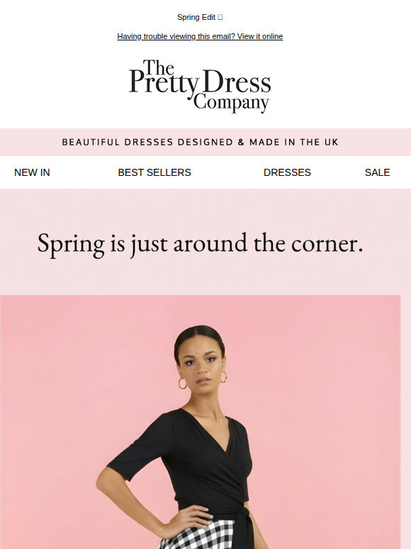 Spring is just around the corner , discover the edit