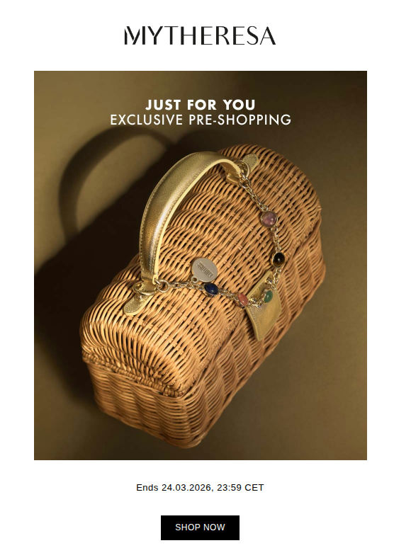 Exclusive pre-shopping: Judith Leiber Couture, Prada, Chloé