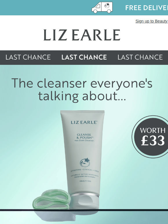 Ends midnight: Our iconic cleanser for £20