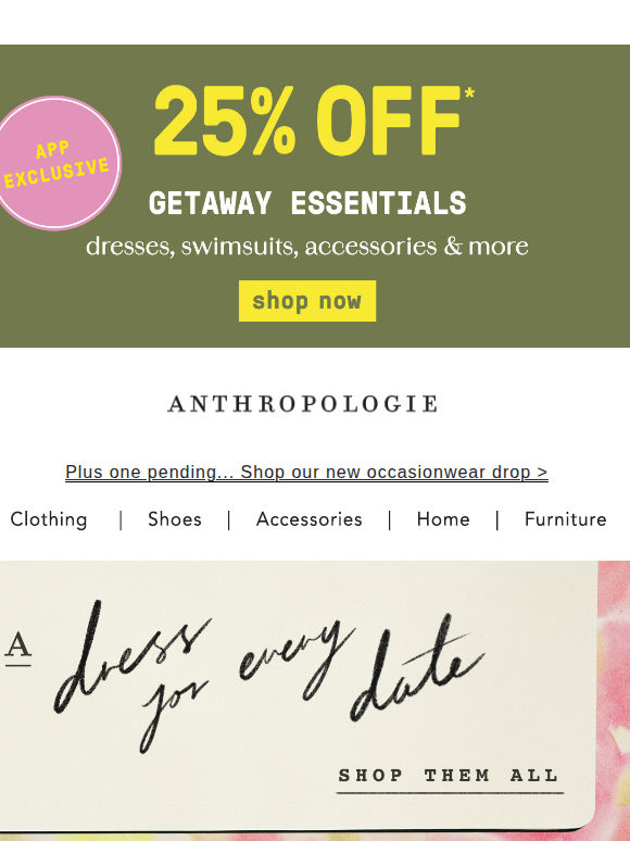 Dress season is defrosting