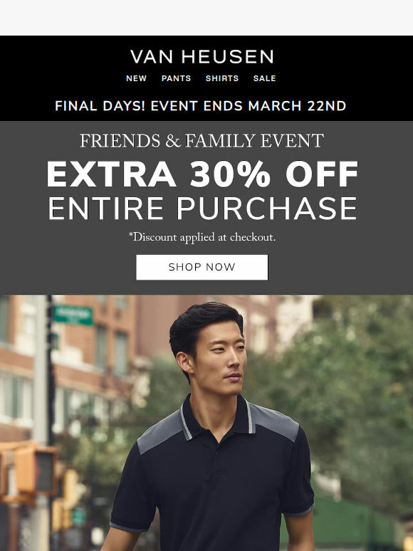 🚨 EXTRA 30% off entire purchase