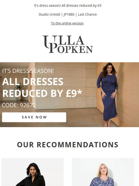 💥 Countdown runs 💥£9 off ALL dresses