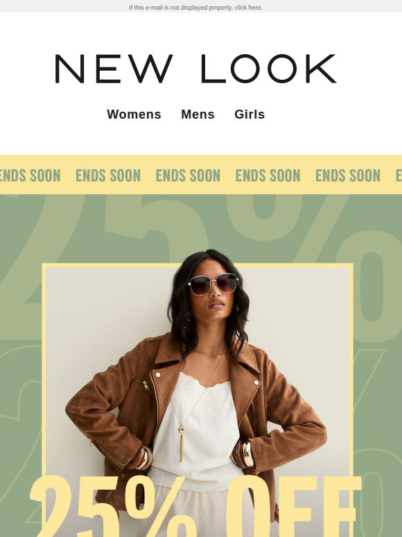 Ends tomorrow: 25% off EVERYTHING